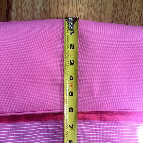 Vera Bradley Pink Striped Tote - Picture 12 of 14